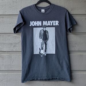 John Mayer World Tour 2019 Concert T-Shirt Size Small Black 100% Cotton